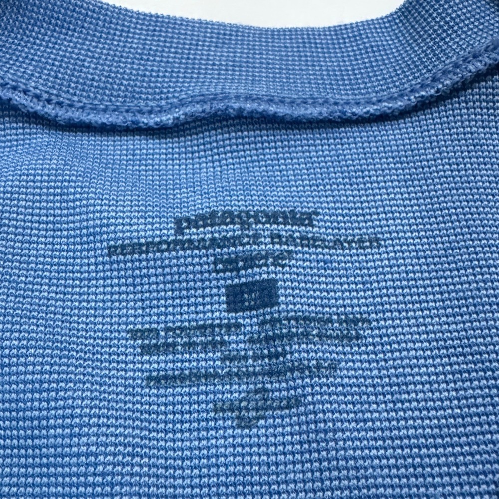 Patagonia Women's Capilene 2 V-Neck Lightweight Base Layer Blue Long Sleeve Med - Picture 2 of 4